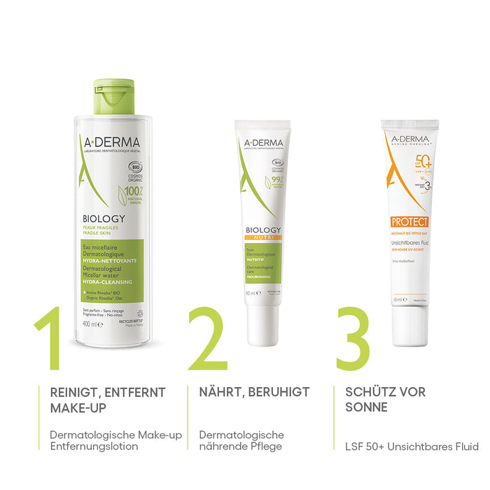 A-DERMA BIOLOGY NUTRI Nährende Pflege, 40 ml Cream