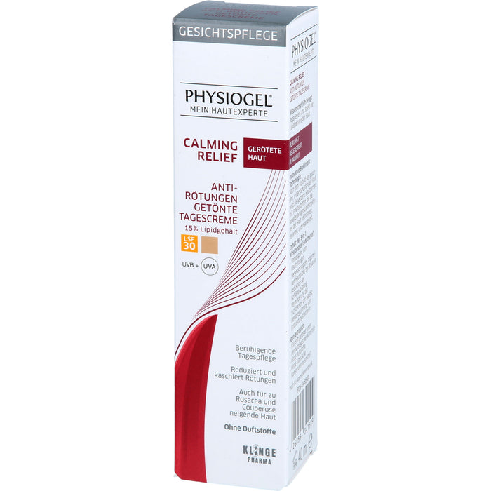 PHYSIOGEL Calming Relief Anti-Rötungen getönte Tagescreme LSF30, 40 ml Cream