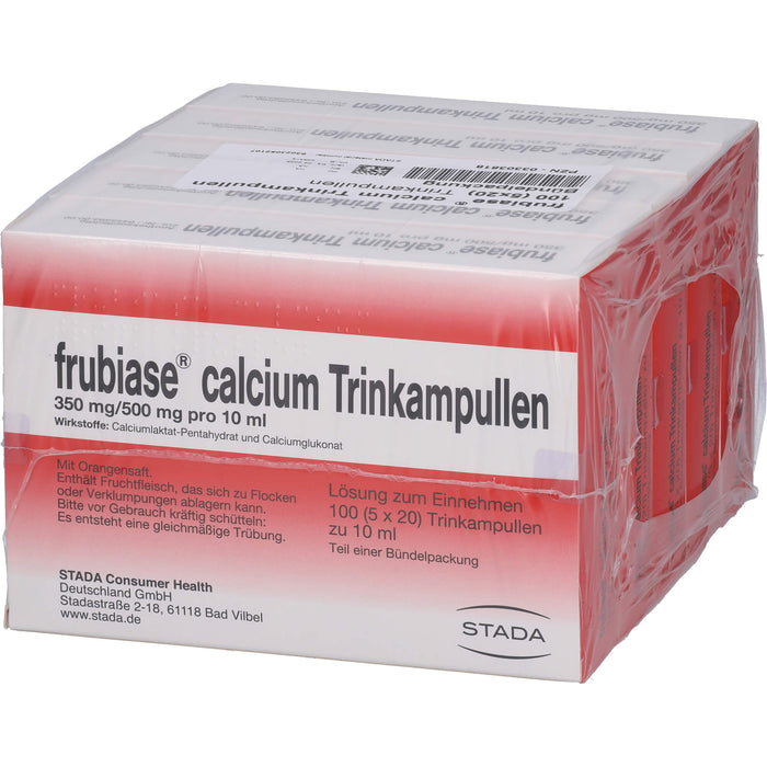 frubiase  calcium Trinkampullen, 100 St. Ampullen