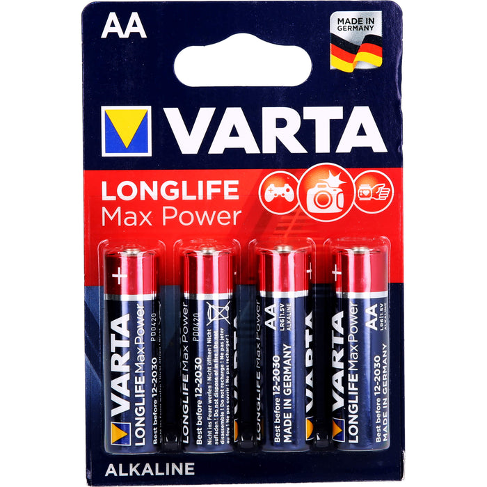 Batterie Mignon LR6 AA 4706 VARTA MAX, 4 St 