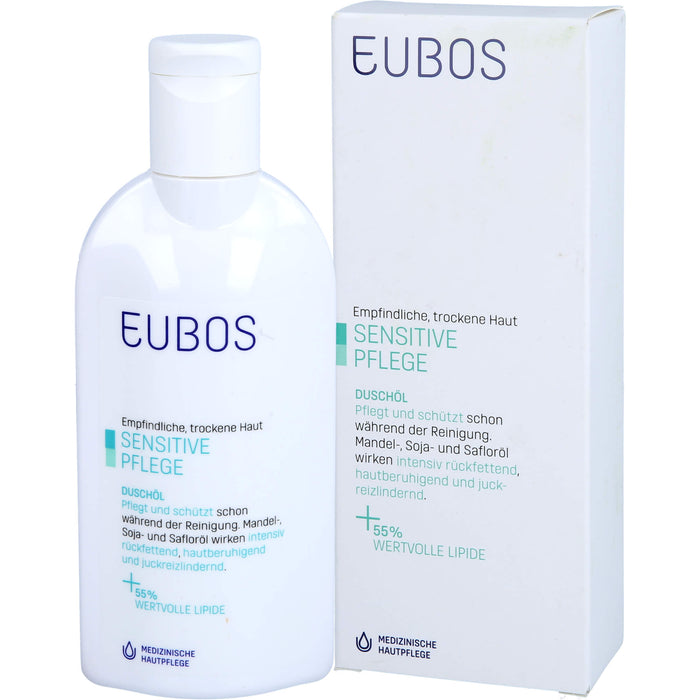 EUBOS Sensitive Duschöl für empfindliche, trockene Haut, 200 ml Huile