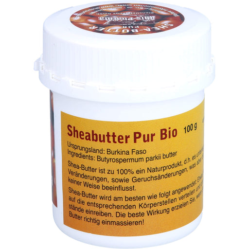 Sheabutter Pur Bio unraffiniert, 100 g 