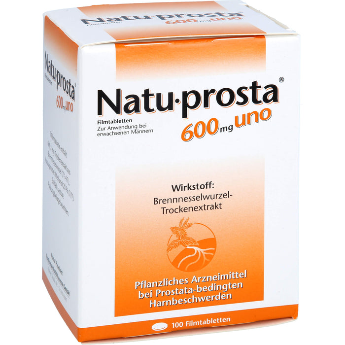 Natu-prosta 600 mg uno, Filmtabletten, 100 pcs. Tablets