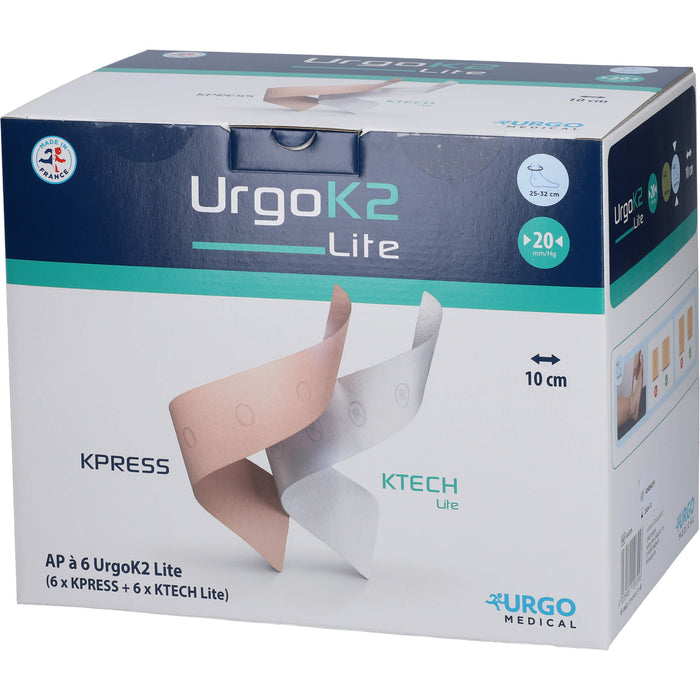UrgoK2 Lite Kompr.Syst.10cm Knoechelumf.25-32cm, 6 St BIN