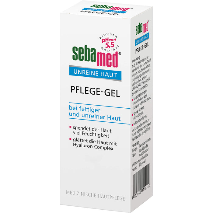 Sebamed Pflege Gel für unreine Haut, 50 ml Gel
