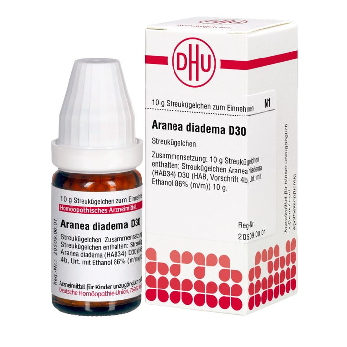 Aranea diadema D30 DHU Globuli, 10 g Globules