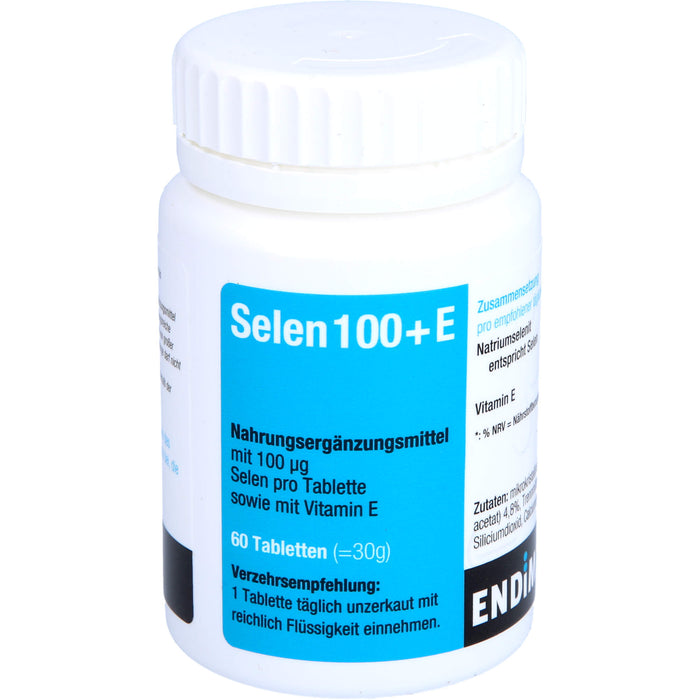 ENDIMA Selen 100 + E Tabletten, 60 pc Tablettes