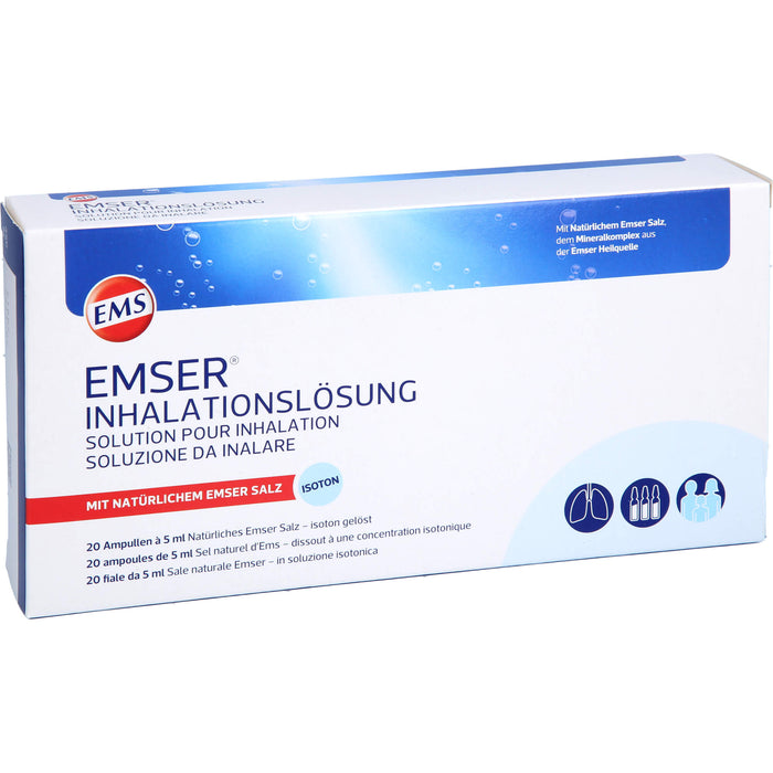 EMSER Inhalationslösung, 20 pc Ampoules