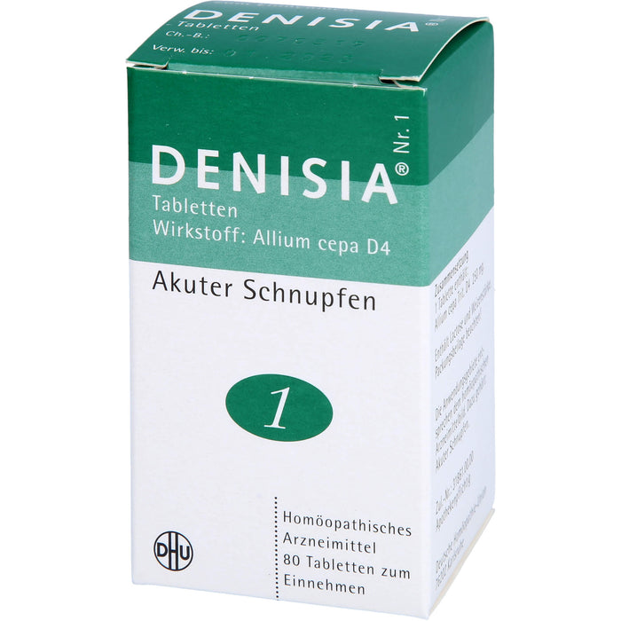Denisia 1 Schnupfen Tabletten, 80 pcs. Tablets