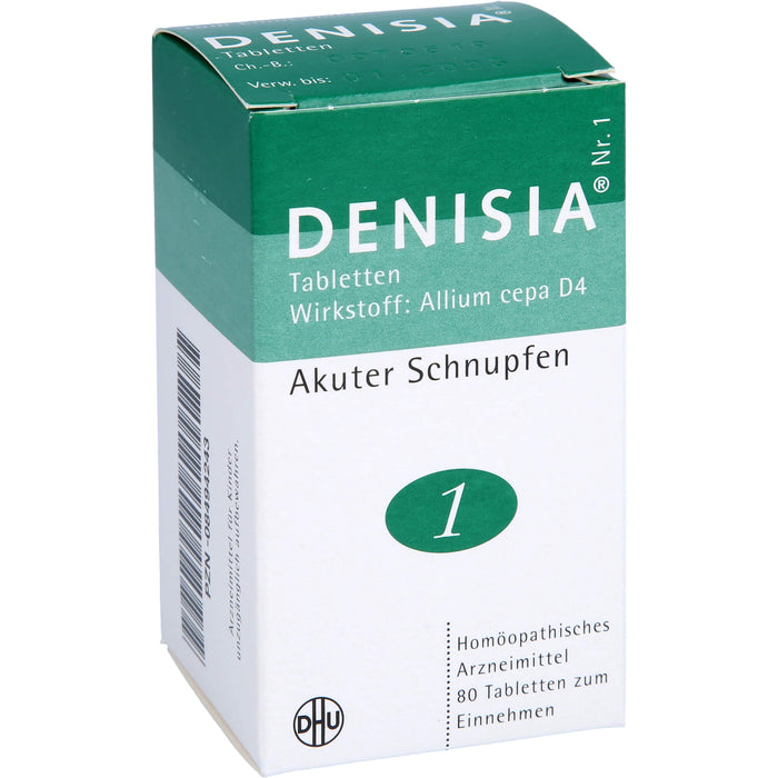 Denisia 1 Schnupfen Tabletten, 80 pcs. Tablets