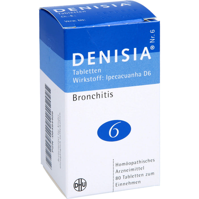 Denisia 6 Atemwegserkrankungen Tabletten, 80 pc Tablettes
