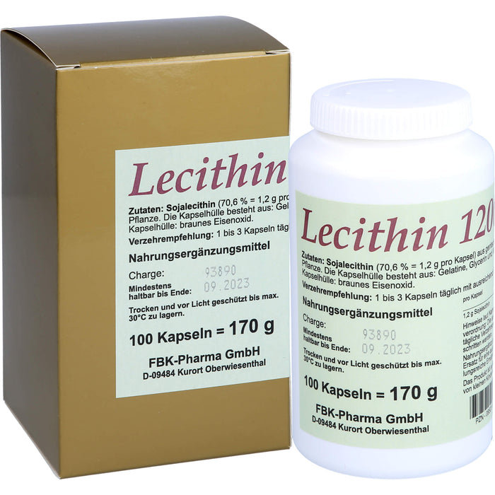 FBK-Parma Lecithin 1200 Kapseln, 100 St. Kapseln