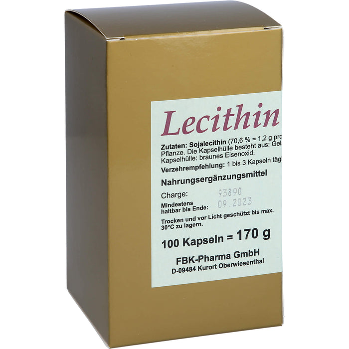 FBK-Parma Lecithin 1200 Kapseln, 100 pc Capsules