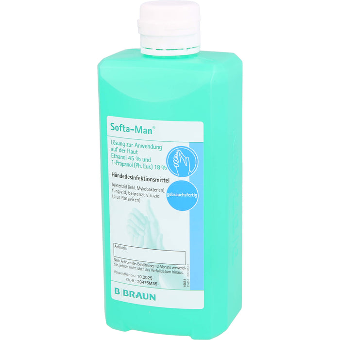 BRAUN Softa-Man Händedesinfektionsmittel, 500 ml Solution