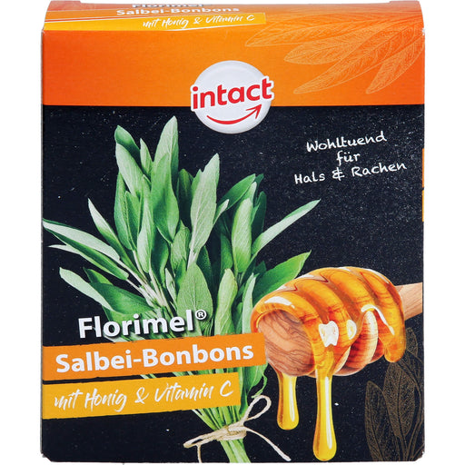 FLORIMEL Salbeibonbons mit Vitamin C, 50 g BON