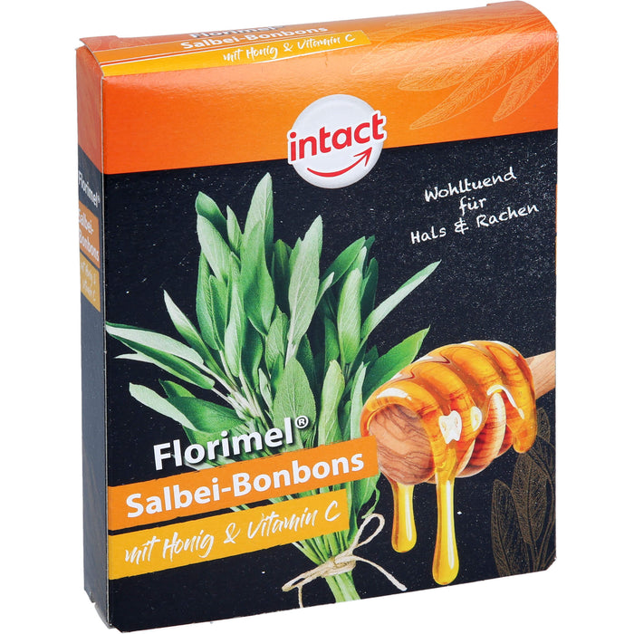 FLORIMEL Salbeibonbons mit Vitamin C, 50 g BON