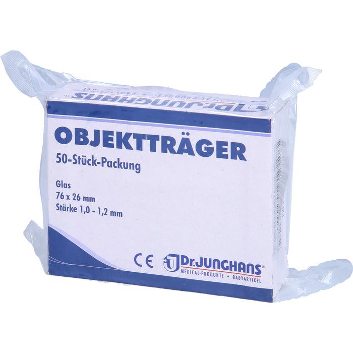 DR. JUNGHANS Objektträger 76 x 26 mm aus Glas, 50 pcs. Pack