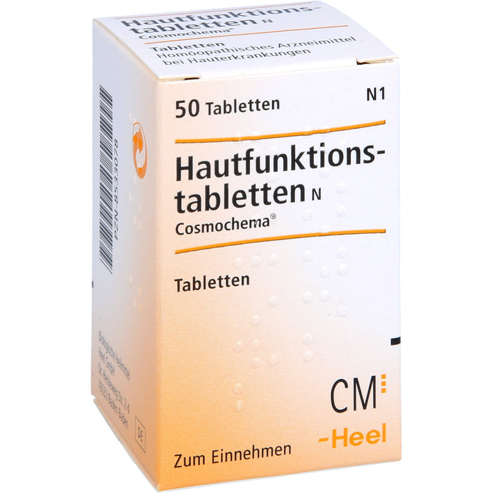 Hautfunktionstabletten N Cosmochema bei Hauterkrankungen, 50 pcs. Tablets