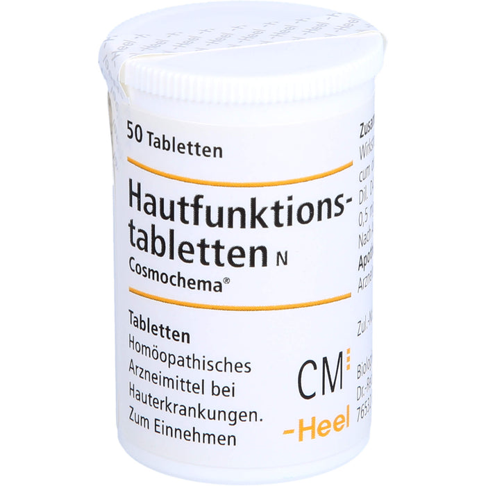 Hautfunktionstabletten N Cosmochema bei Hauterkrankungen, 50 pcs. Tablets