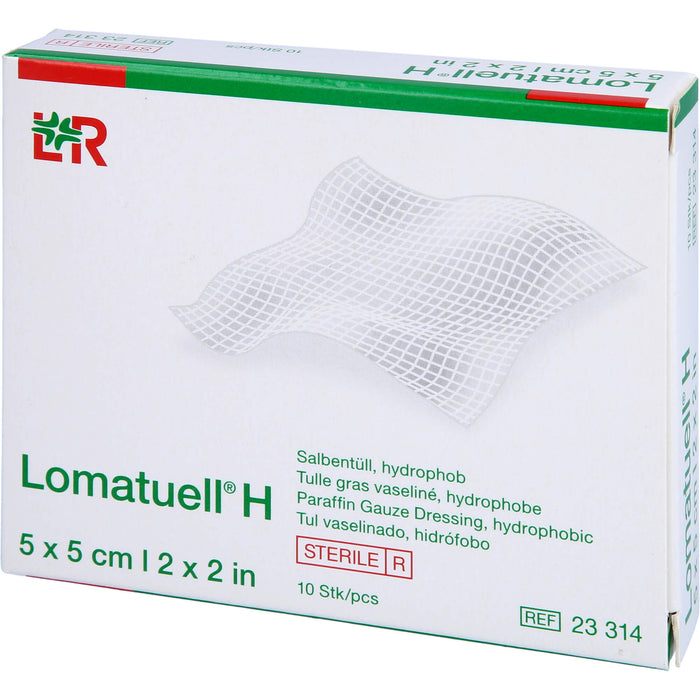 Lomatuell H 5x5cm, 10 pcs. dressing