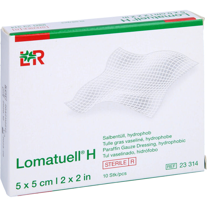 Lomatuell H 5x5cm, 10 pcs. dressing