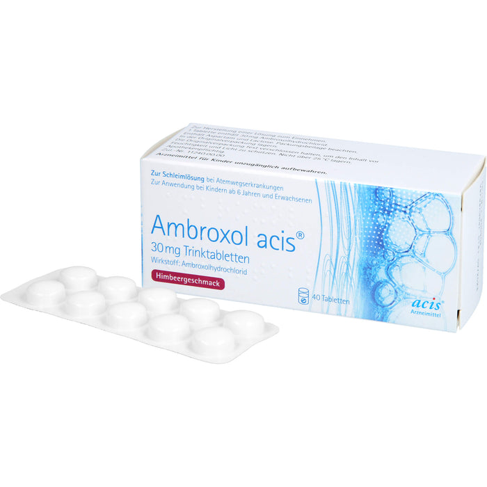 Ambroxol acis  30 mg Trinktabletten, Tabletten, 40 pcs. Tablets