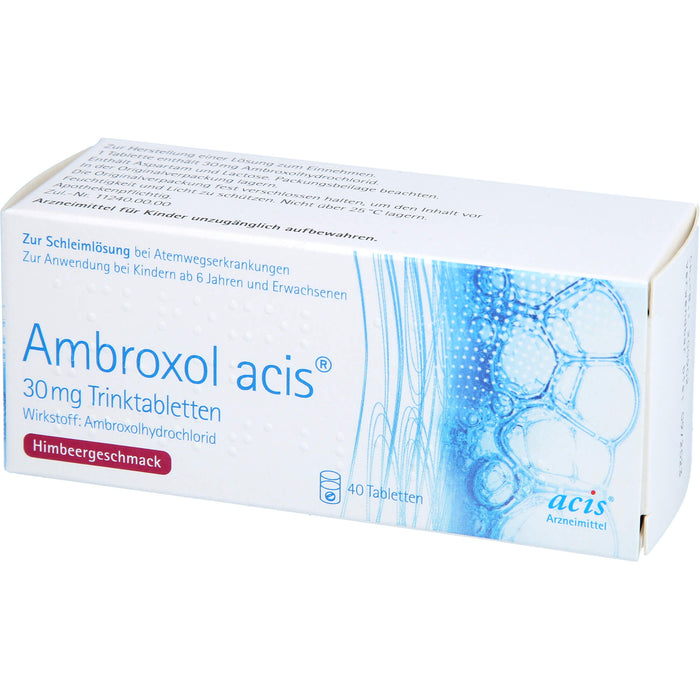 Ambroxol acis  30 mg Trinktabletten, Tabletten, 40 pc Tablettes