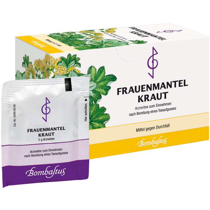 Bombastus Frauenmantelkraut Arzneitee, 20 St. Filterbeutel