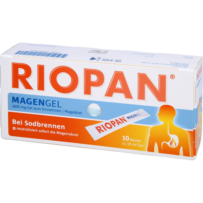 RIOPAN bei Sodbrennen Magengel, 10 pc Sachets