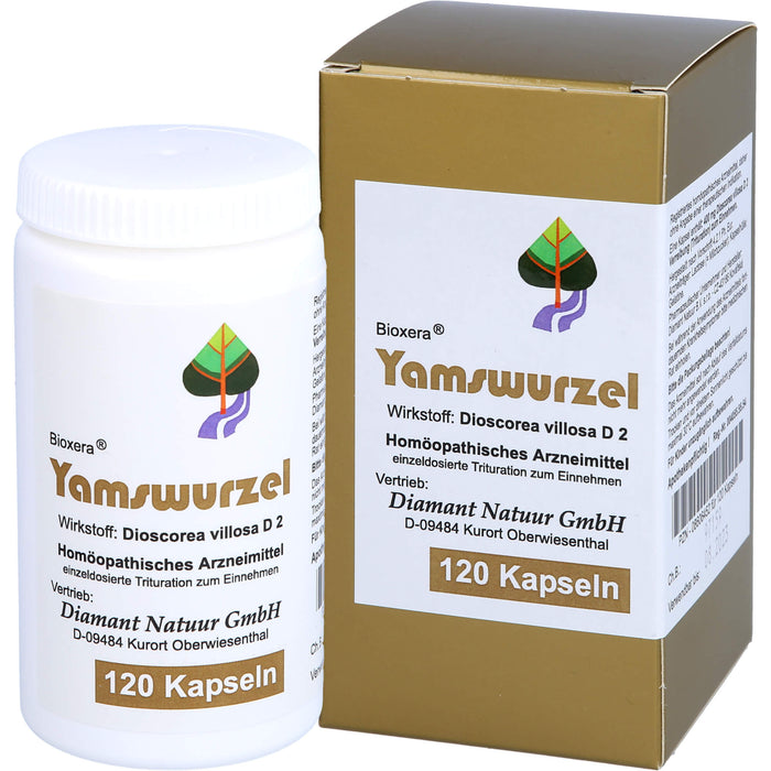 Bioxera Yamswurzel Kapseln, 120 pcs. Capsules