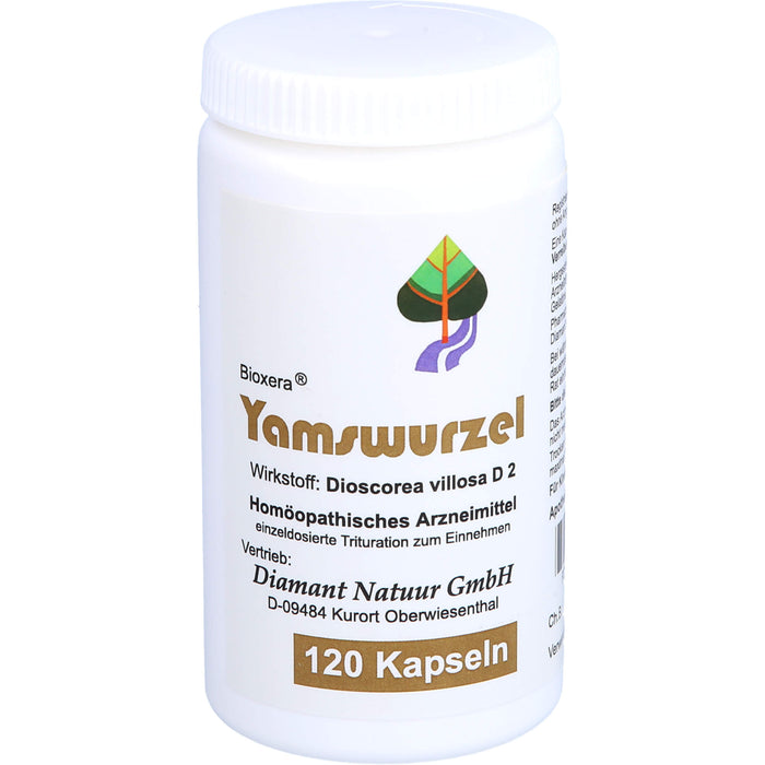 Bioxera Yamswurzel Kapseln, 120 pcs. Capsules