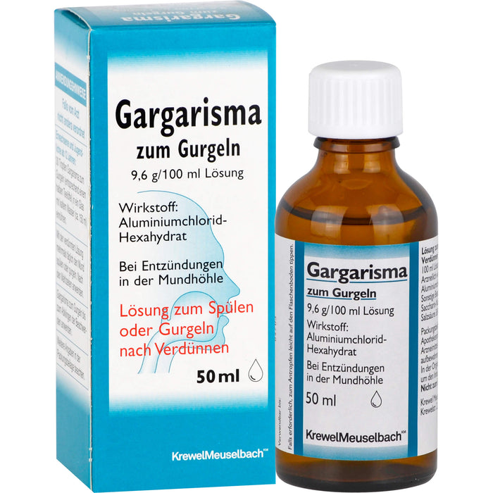 Gargarisma zum Gurgeln, 9,6 g/100 ml Lösung, 50 ml Solution