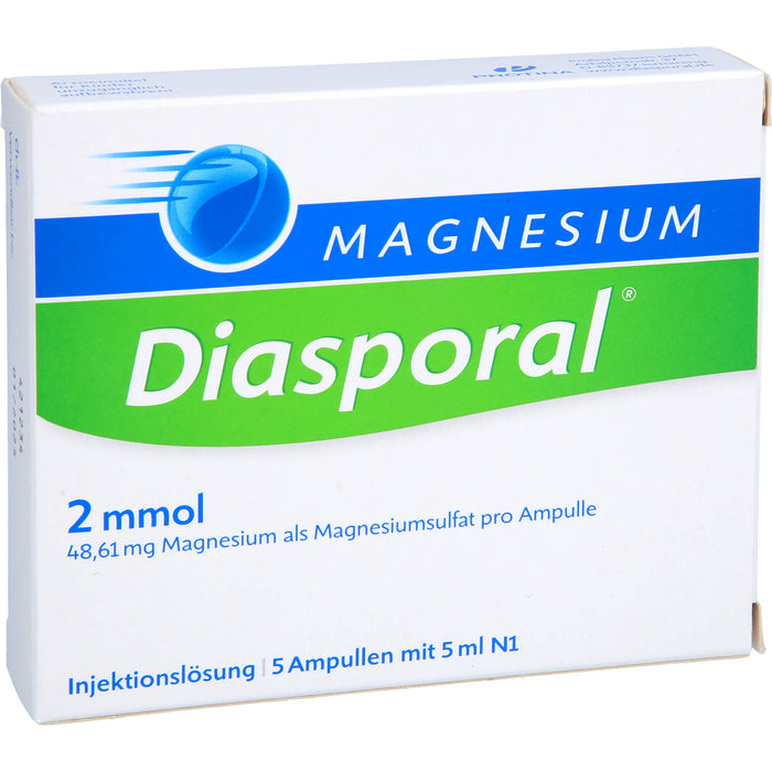 Magnesium-Diasporal 2mmol Injektionslösung, 5 St. Ampullen