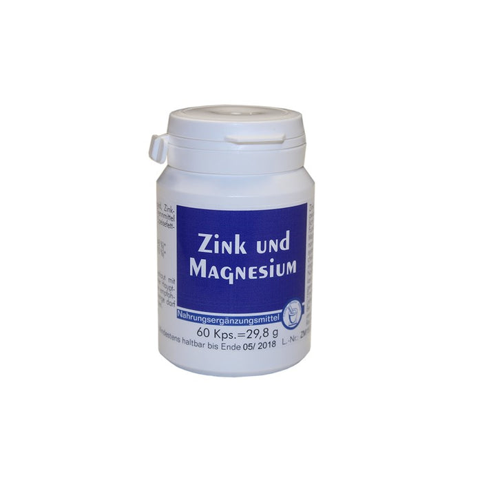 Pharma Peter Zink und Magnesium, 60 St. Kapseln