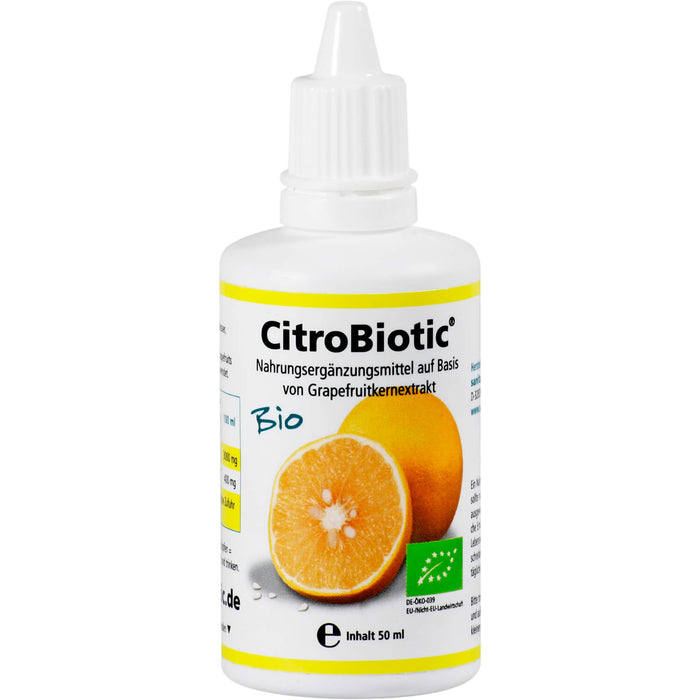 CitroBiotic Grapefruitkernextrakt Bio Tropfen, 50 ml Solution
