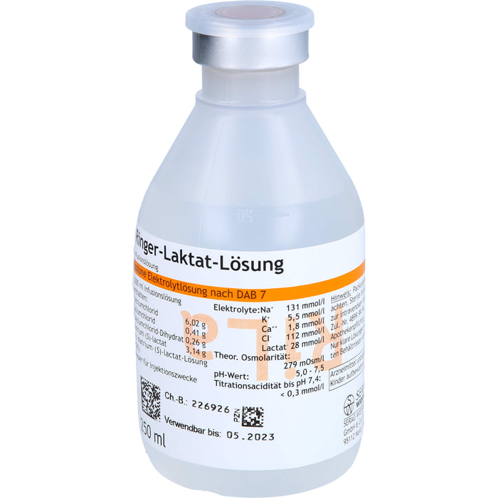 Ringer-Laktat-Lösung, 250 ml Lösung
