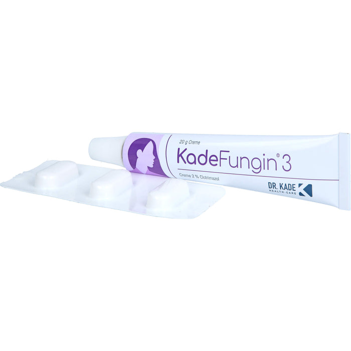 KadeFungin 3 Kombi-Packung Vaginaltabletten und Creme, 1 pcs. Combipack