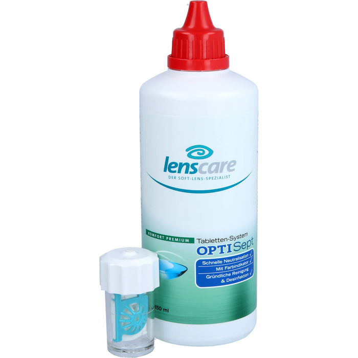Lenscare OptiSept Tabletten System für eine gründliche und schonende Reinigung, 1 pc Paquet combiné
