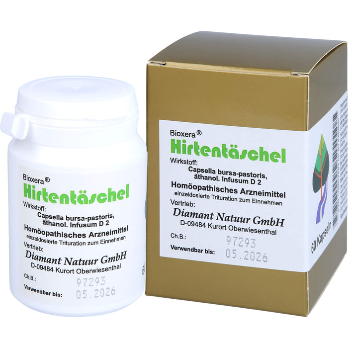 Bioxera Hirtentaeschel Kapseln, 60 pc Capsules