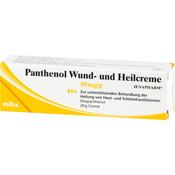 Panthenol Wund- und Heilcreme JENAPHARM, 20 g Crème