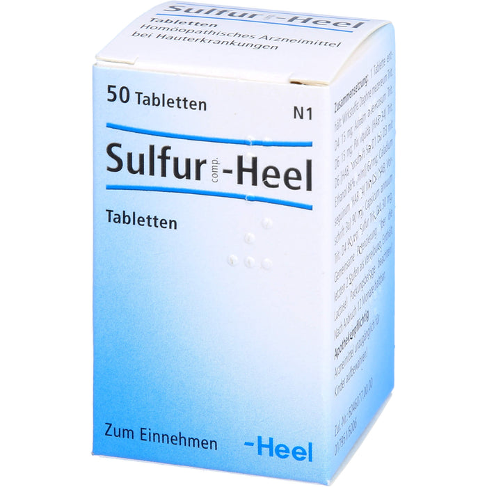 Sulfur comp.-Heel Tabletten bei Hauterkrankungen, 50 pc Tablettes