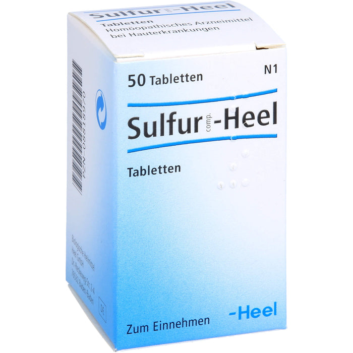Sulfur comp.-Heel Tabletten bei Hauterkrankungen, 50 pc Tablettes