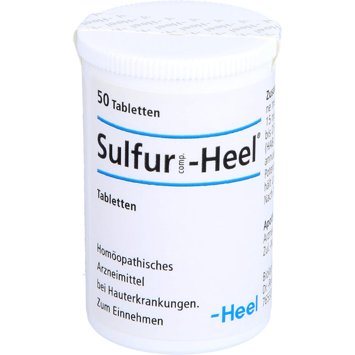 Sulfur comp.-Heel Tabletten bei Hauterkrankungen, 50 pcs. Tablets