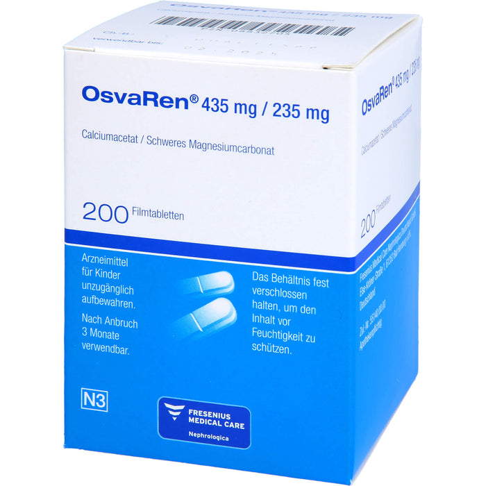 OsvaRen Filmtabletten bei hohen Phosphatwerten, 200 St. Tabletten