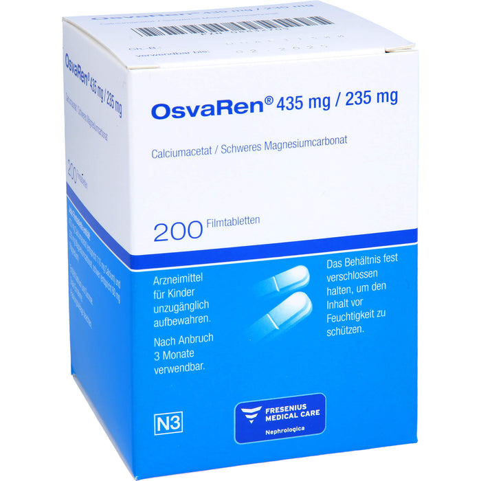 OsvaRen Filmtabletten bei hohen Phosphatwerten, 200 pc Tablettes