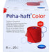 Peha-haft Color Fixierbinde latexfrei 8cmx20m rot, 1 St BIN