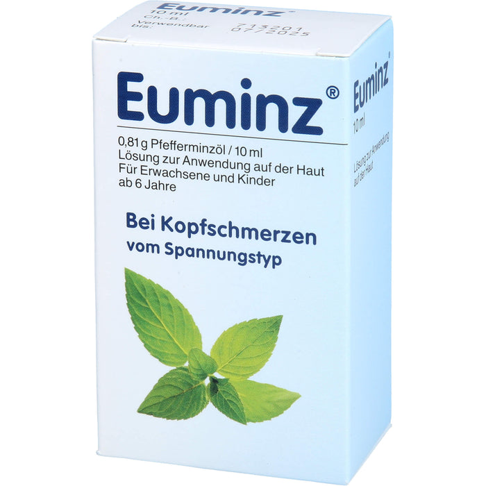 Euminz Wirkstoff: Pfefferminzöl Lösung bei Kopfschmerzen, 10 ml Solution