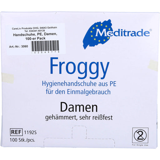 Handschuhe PE Damen, 100 St HAS