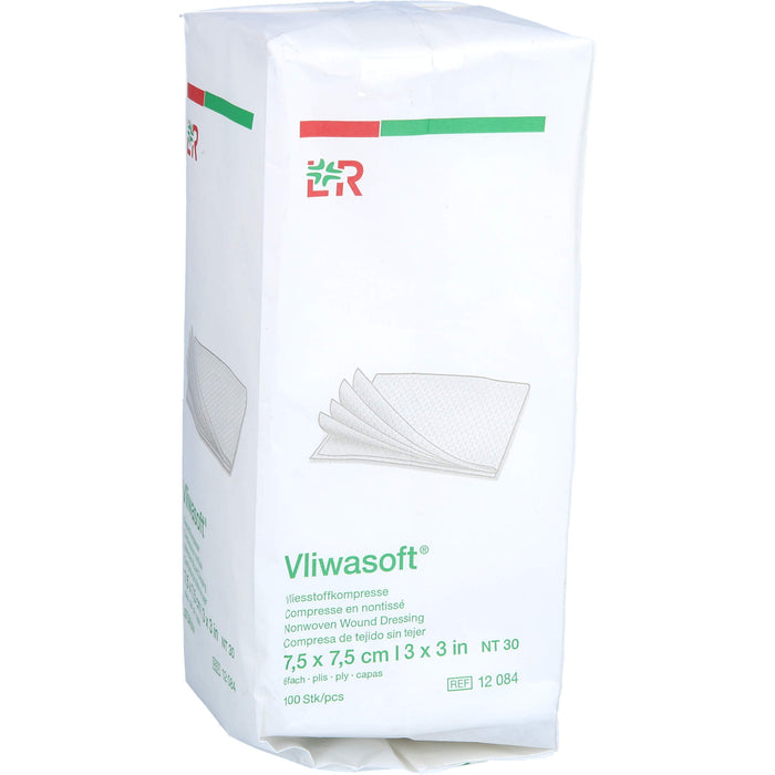 Vliwasoft Vlieskompresse unsteril 7,5x7,5cm, 100 pcs. Compresses