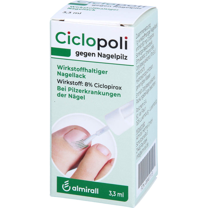 Ciclopoli Nagellack gegen Nagelpilz, 3.3 ml Solution